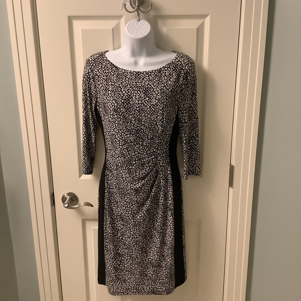 Ralph Lauren color block career dress